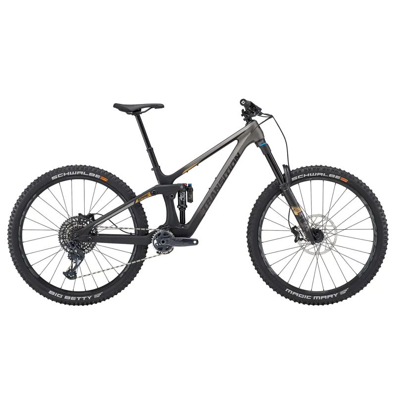 Transition Spire Carbon GX Mountain Bike in Fade To Black